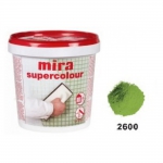 Затирка mira supercolour №2600/1,2кг (яскраво-зелена)