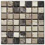 K-MOS TAVERTINO MIX EMPERADOR (15X15)
