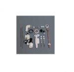 D 22 -  Механізм змиву з подв. потоком, (для мноблочн. бачка), хром