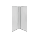 4985012991 IDO Showerama 8-5 Задние стенки к душевой кабине 90x90см, серебряный профиль/прозрачное стекло