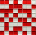 MOSAIC GLANCE RED WHITE