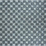 647-Шахматка (рельєфна, платина - рельефна сіра) мозаїка