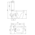 3010162 Universal Компакт безобідковий + кришка soft-close