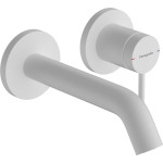 73350700 HG Tecturis S Зовнішня частина змішувача для раковини зі стіни EcoSmart 16,5 cm, білий матовий 